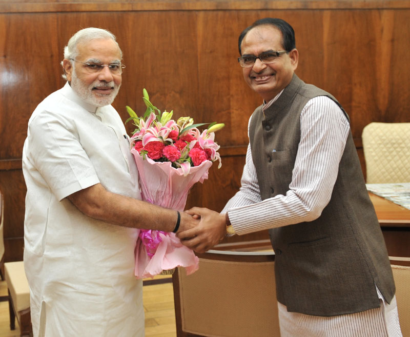 MP CM calls on PM
