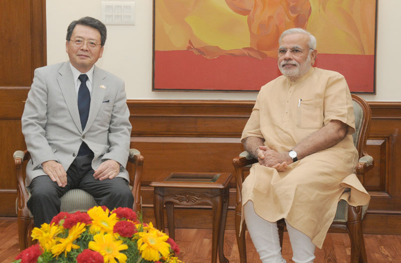 CEO, Mitsubishi Corporation, calls on PM