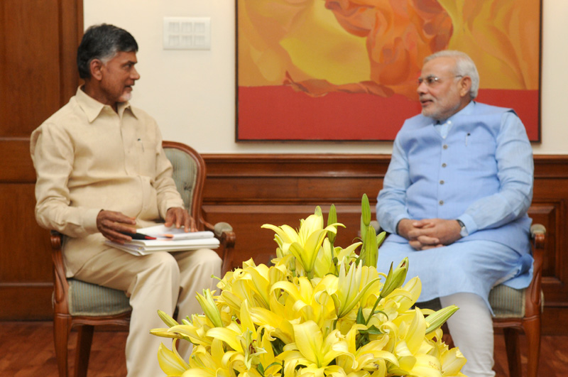 Andhra Pradesh CM  calls on  PM