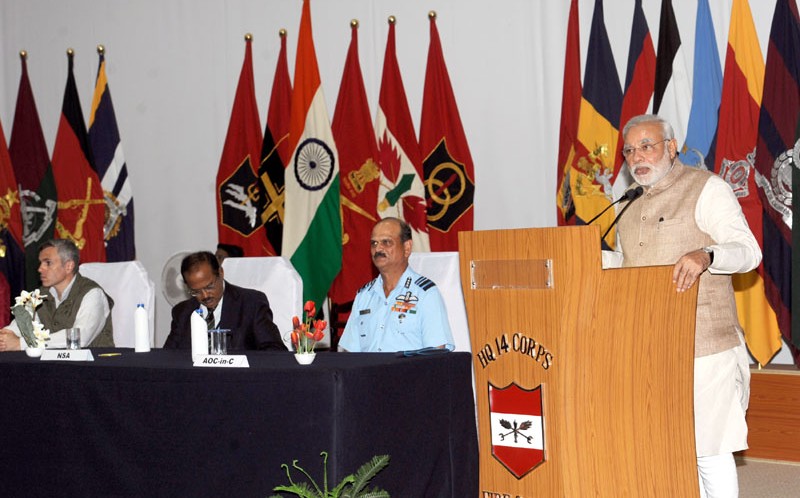 PM addresses Officers, Soldiers and Air Warriors of the Indian Armed Forces at Leh; Condemns Pakistan’s proxy war