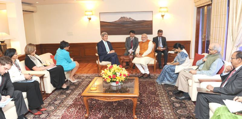 U.S. Secretary of State John Kerry and U.S. Secretary of Commerce Penny Pritzker call on PM