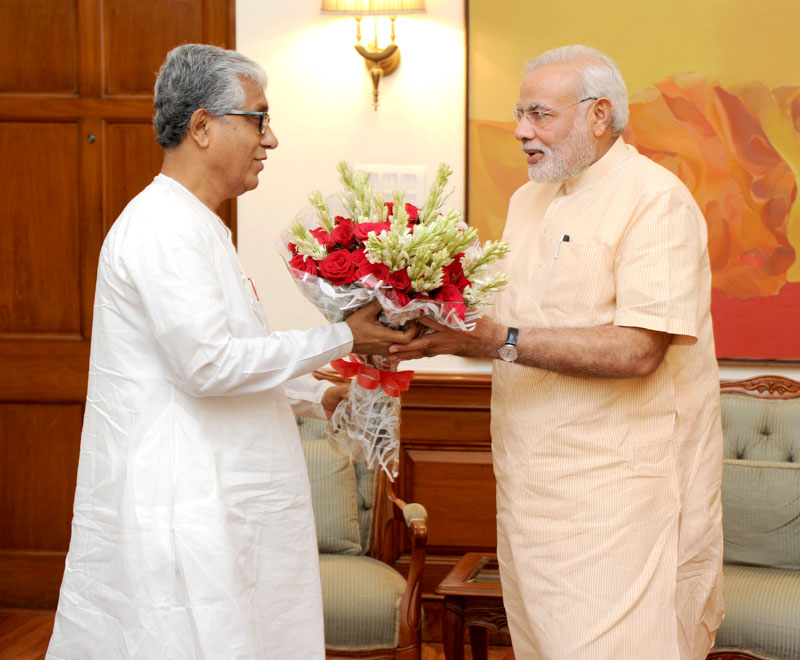 Tripura CM calls on PM
