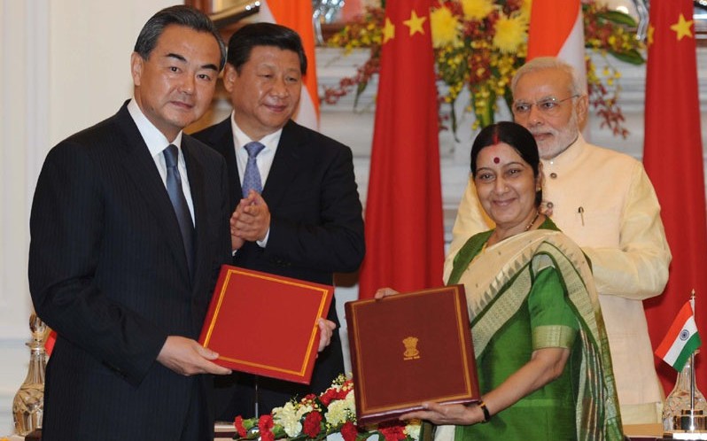 List of documents signed during the state visit of Chinese President Xi Jinping to India