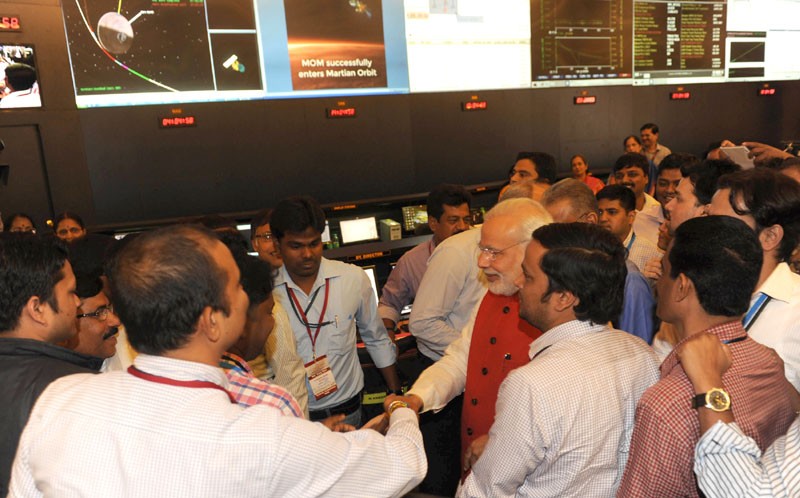 Text of PM’s  address on the historic successful insertion of Mars Orbiter Mission (MOM) into Martian orbit
