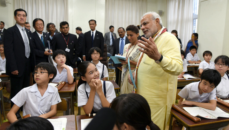 Text of PM’s address during his visit to Taimei Elementary School in Tokyo, Japan
