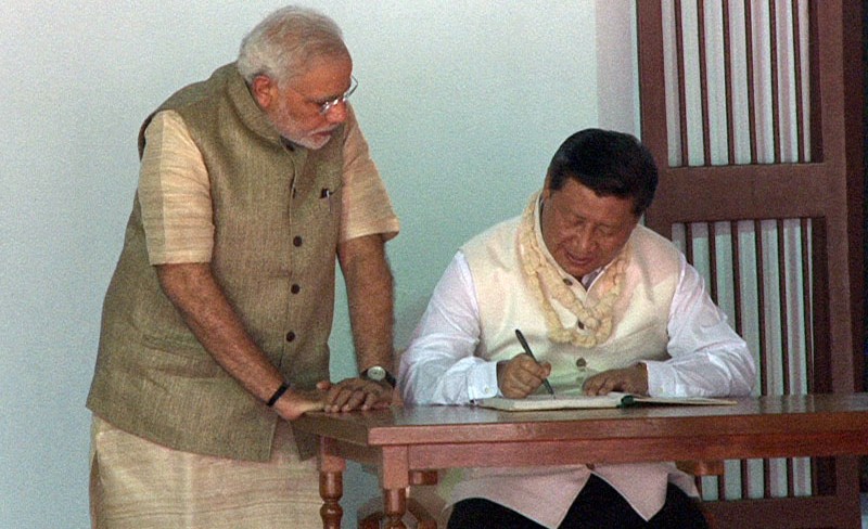 PM and Chinese President visit Sabarmati Ashram
