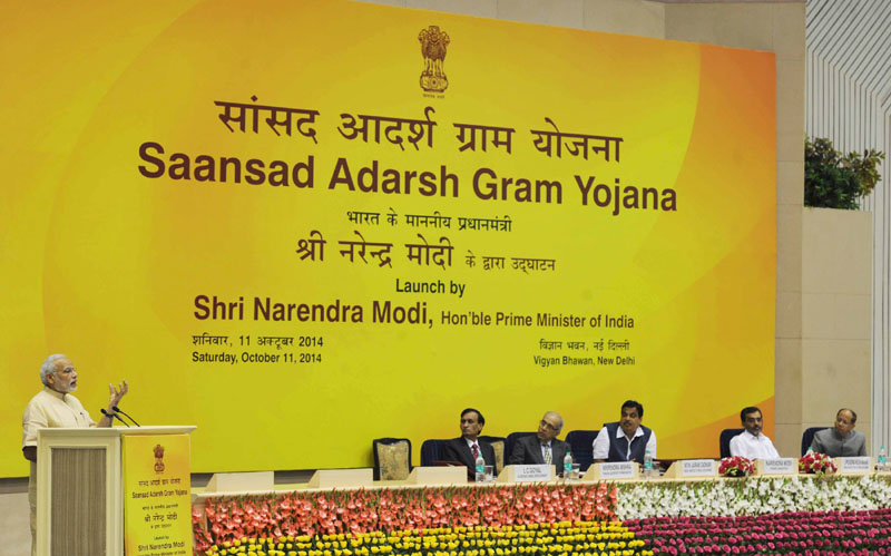 Text of PM’s address at the launch of ‘Saansad Adarsh Gram Yojana’
