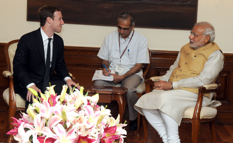 Facebook CEO Mark Zuckerberg calls on PM