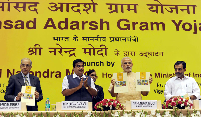 PM launches Saansad Adarsh Gram Yojana