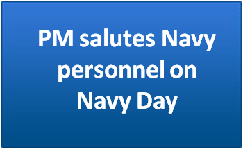 PM salutes Navy personnel on Navy Day