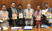 PM releases the book “Vande Bharatam” by Pt. Prabodh Kumar Mishra