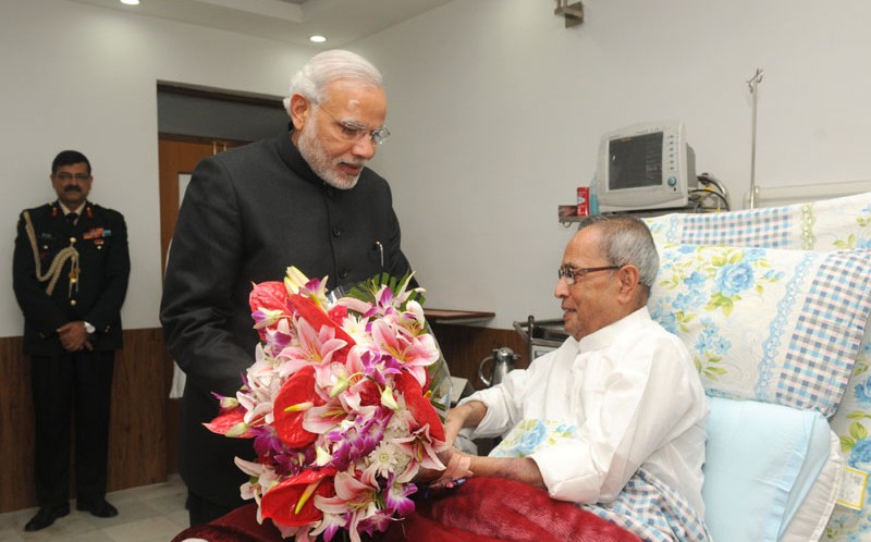 PM meets President at Army (Research and Referral) Hospital