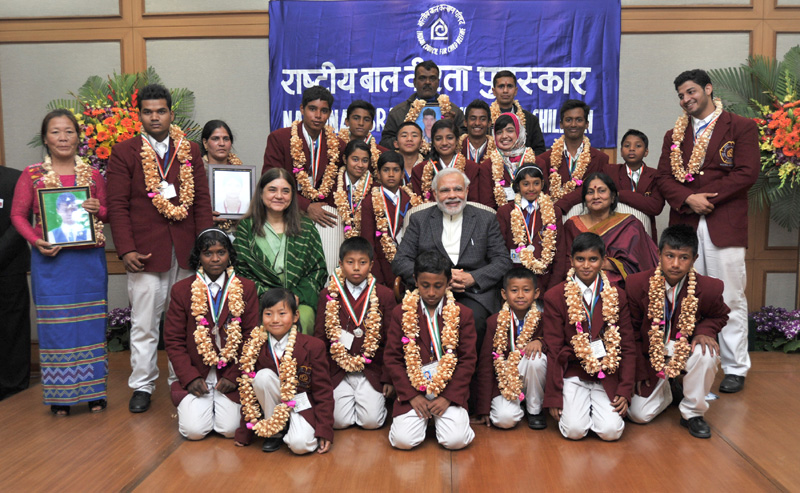 PM presents the National Awards for Bravery 2014