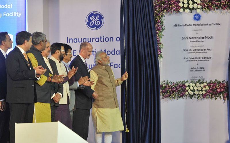 PM inaugurates GE’s multi-modal manufacturing facility at Chakan, Pune
