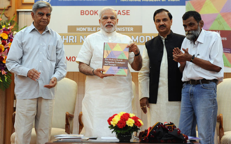 PM launches book on “Pre-Modern Kutchi Navigation Techniques and Voyages”