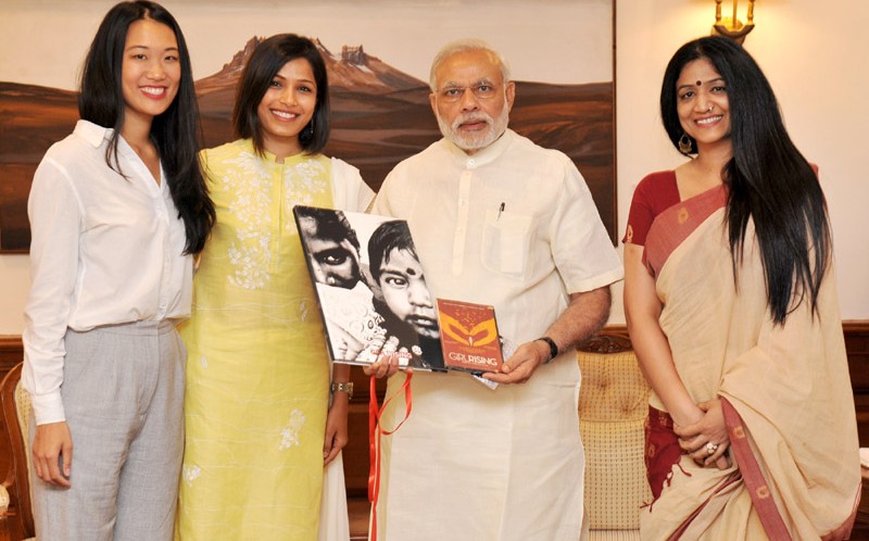 Representatives of “Girl Rising” campaign call on PM