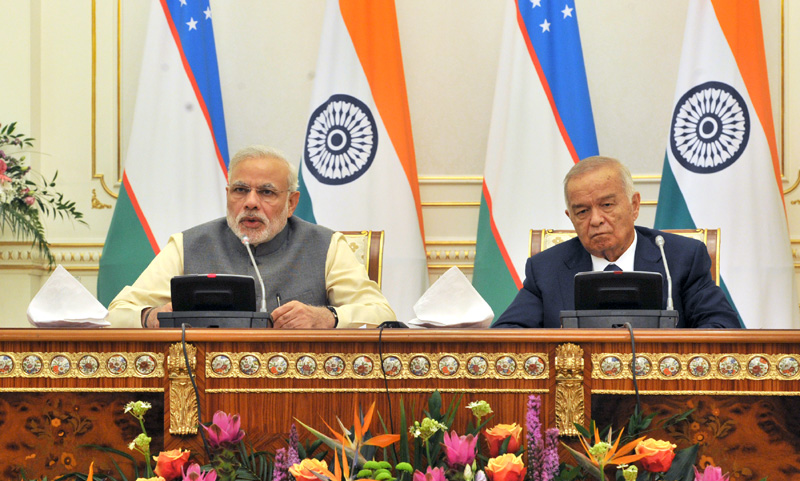 Text of PM’s statement to media during the Joint Press Briefing with President of Uzbekistan at Tashkent