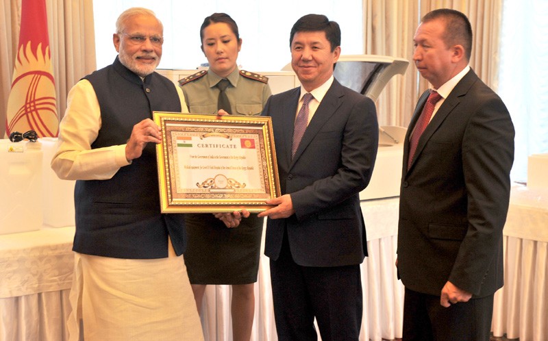 PM visits Kyrgyz-India Mountain Biomedical Research Centre; inaugurates first telemedicine link between India and Central Asia