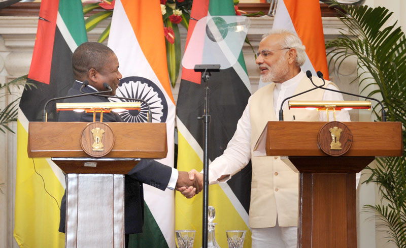Text of PM’s statement at the media briefing with President Filipe Nyusi of Mozambique