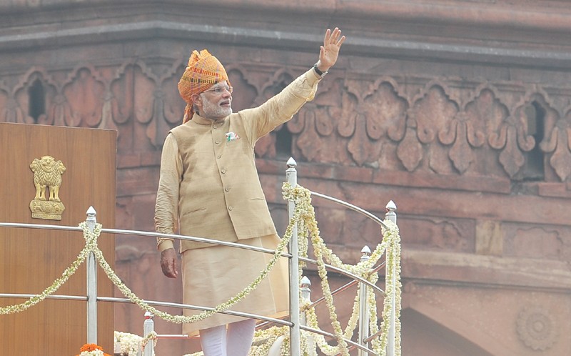 69वें स्वतंत्रता दिवस 2015 के अवसर पर लाल किले के प्राचीर से प्रधानमंत्री के भाषण का मूल पाठ