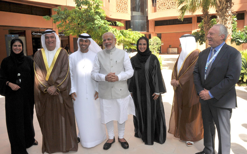 PM visits Masdar City, Abu Dhabi