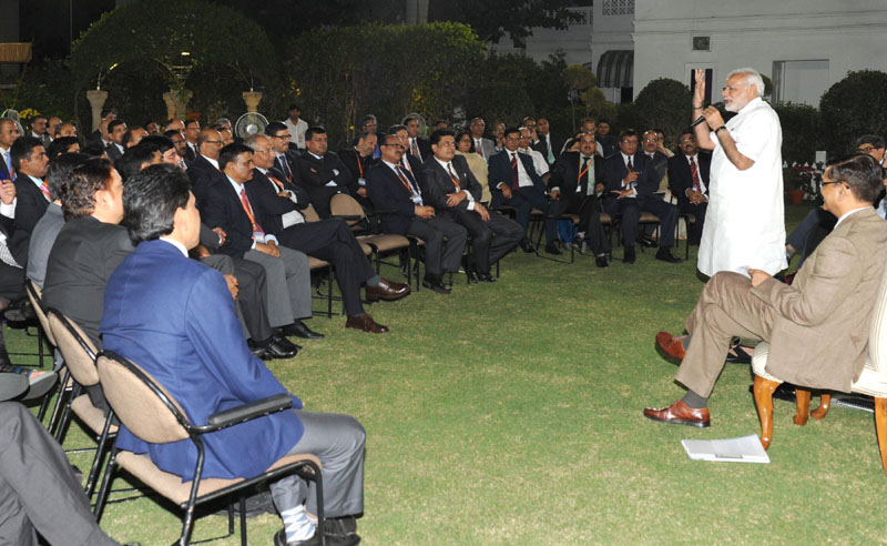 PM’s informal interaction with IAS officers participating in mid-career training programme