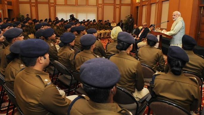 IPS Officer Trainees of 2014 batch call on PM