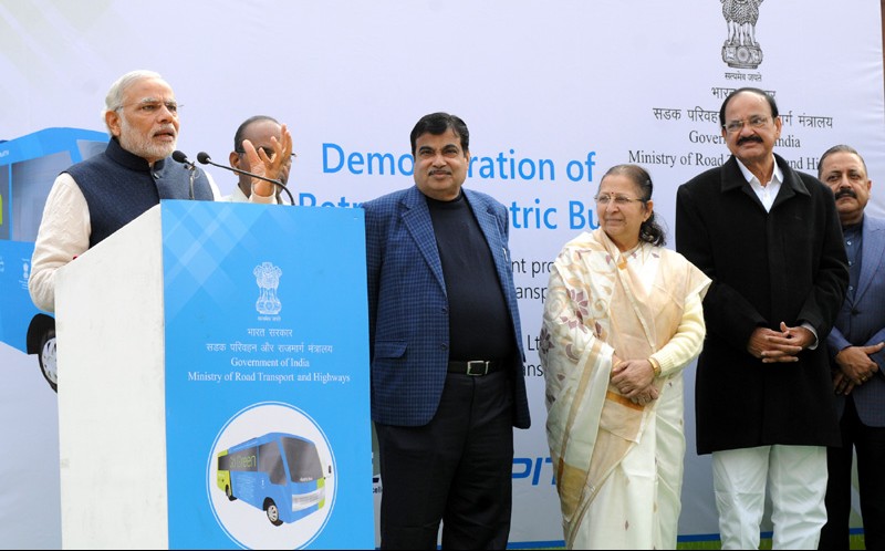 Text of PM’s speech at the Demonstration of Retrofit Electric Bus at Parliament House