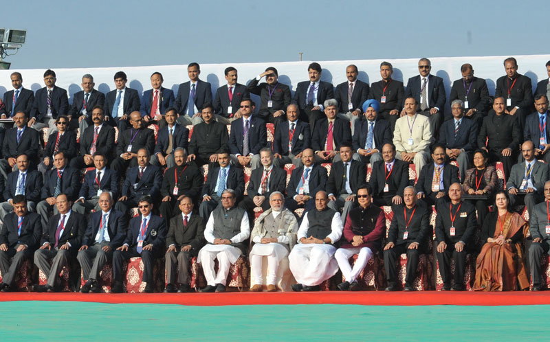PM attends various theme-based sessions, during the Conference of DGPs in Kutch