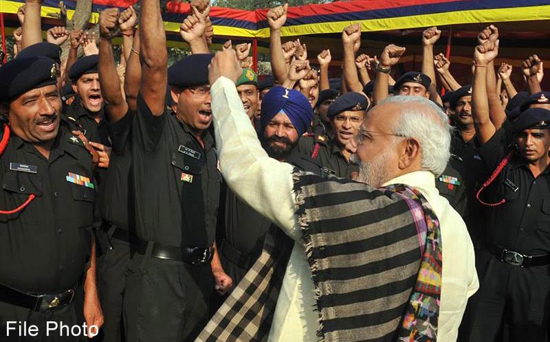 PM salutes Indian Army on the occasion of Army Day
