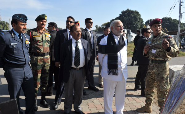 PM visits Pathankot Airbase