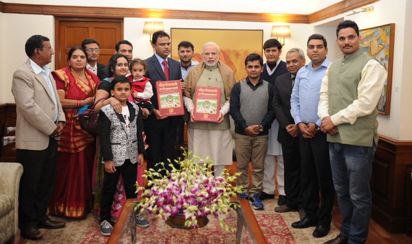 PM releases unique illustrated version of Shri-Durga-Saptashati