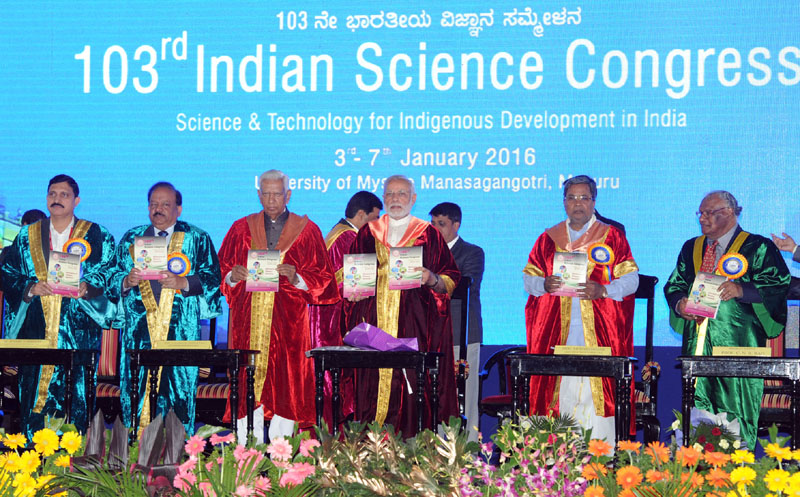 Text of PM’s inaugural address at 103rd session of Indian Science Congress