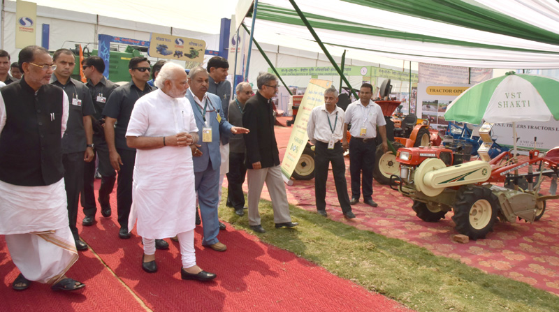 प्रधानमंत्री ने कृषि उन्नति मेले में कहा- आइए हम 2022 तक किसानों की आय दोगुनी करने का संकल्‍प लें