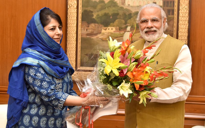 మహబూబా ముఫ్తీ, జమ్ము & కశ్మీర్ ముఖ్యమంత్రి