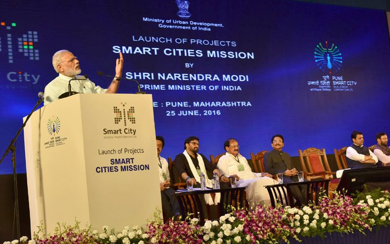 PM’s address on the launch of Smart Cities Mission projects in Pune
