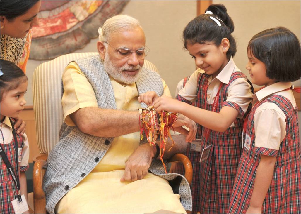 ರಕ್ಷಾ ಬಂಧನದ ಸಂದರ್ಭದಲ್ಲಿ ಜನತೆಗೆ ಶುಭ ಕೋರಿದ ಪ್ರಧಾನಿ