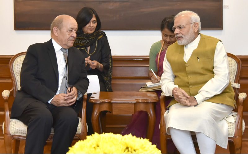ಫ್ರಾನ್ಸ್ ರಕ್ಷಣಾ ಸಚಿವರಿಂದ ಪ್ರಧಾನಮಂತ್ರಿ ಭೇಟಿ