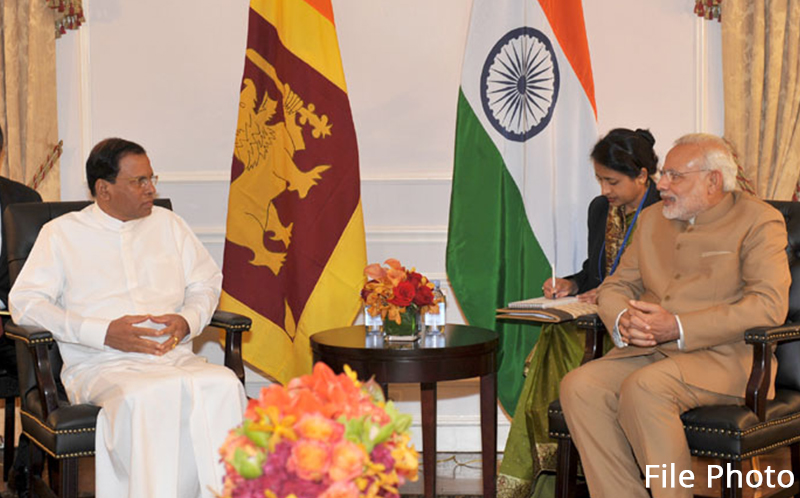 Mr. Maithripala Sirisena, President of Sri Lanka calls PM to condole Uri terror attack