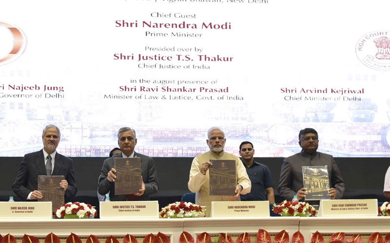 PM attends function to mark 50th Anniversary of Establishment of High Court of Delhi