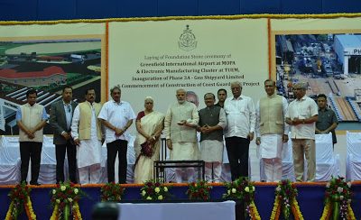 PM lays foundation stone for development projects in Goa