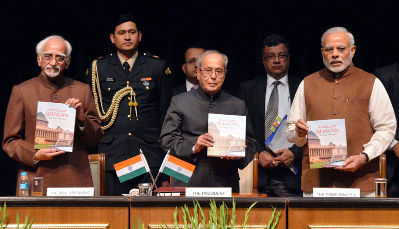 PM attends book release function at Rashtrapati Bhavan
