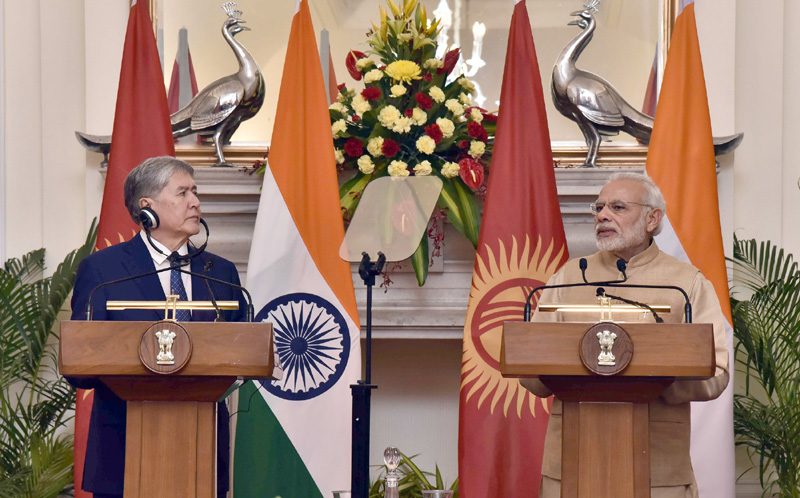 PM’s press statement during the state visit of President of Republic of Kyrgyzstan to India