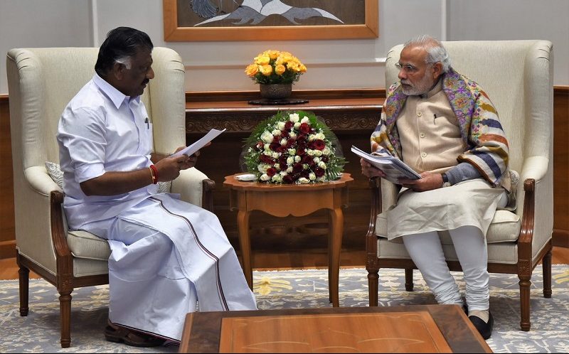 Tamil Nadu Chief Minister calls on PM