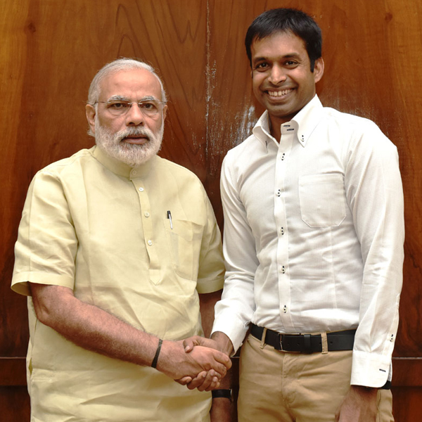 P Gopichand, Internationally acclaimed Badminton player and coach