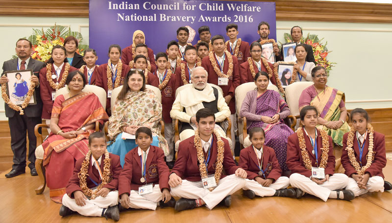 PM presents National Bravery Awards