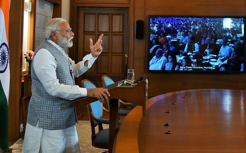 PM’s address at the India Today Conclave, via video conference
