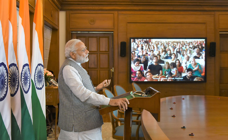 PM’s inaugural address (via video conference) at the Annual International Yoga Festival in Rishikesh