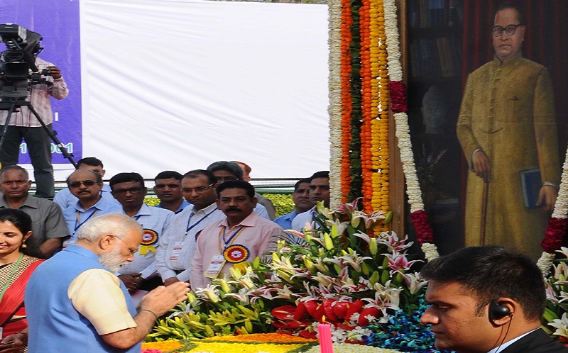 PM pays tributes to Dr. B. R. Ambedkar on his birth anniversary
