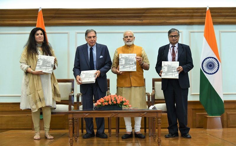 PM releases Platinum Jubilee Milestone book on Tata Memorial Centre